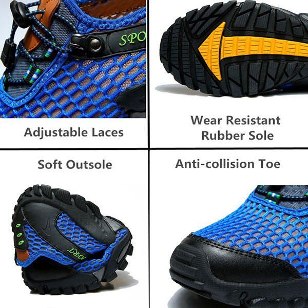 Heren Mesh Anti Collision Teen Wandelen Klimmen Outdoor Sportschoenen