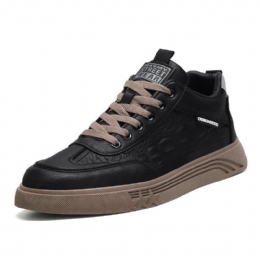 Heren Microfiber Leer Ademend Antislip Dagelijks Casual Court Shoes