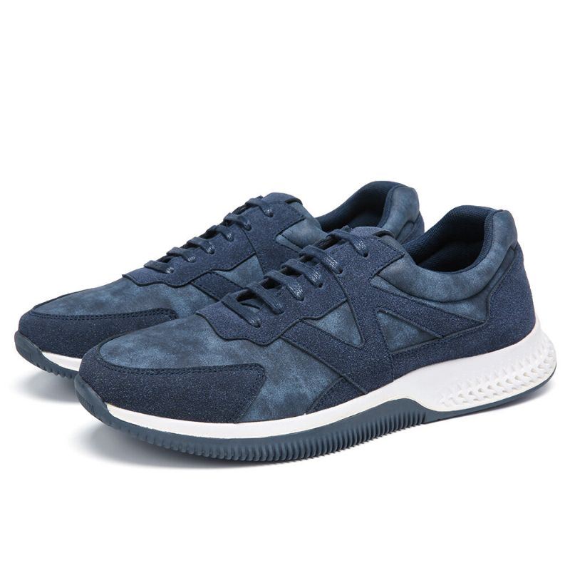 Heren Microfiber Leer Ademend Antislip Sport Casual Sneakers