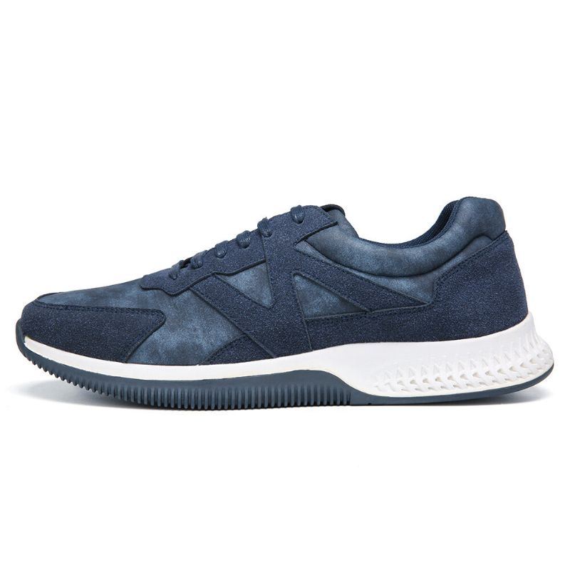 Heren Microfiber Leer Ademend Antislip Sport Casual Sneakers