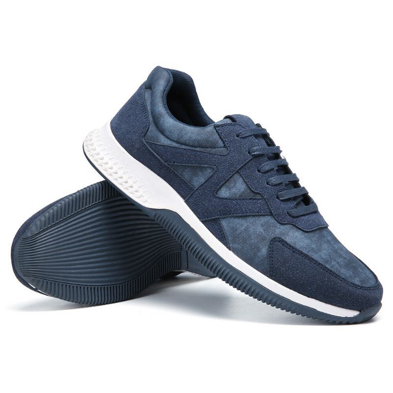 Heren Microfiber Leer Ademend Antislip Sport Casual Sneakers