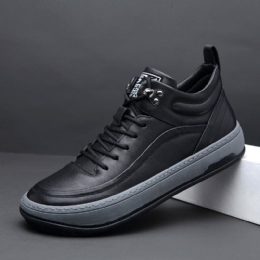 Heren Microfiber Leer Antislip Casual Board Schoenen Sneakers