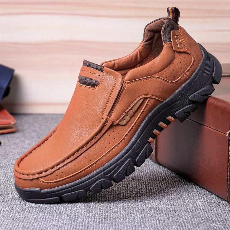 Heren Microfiber Leer Outdoor Non-slip Casual Schoenen