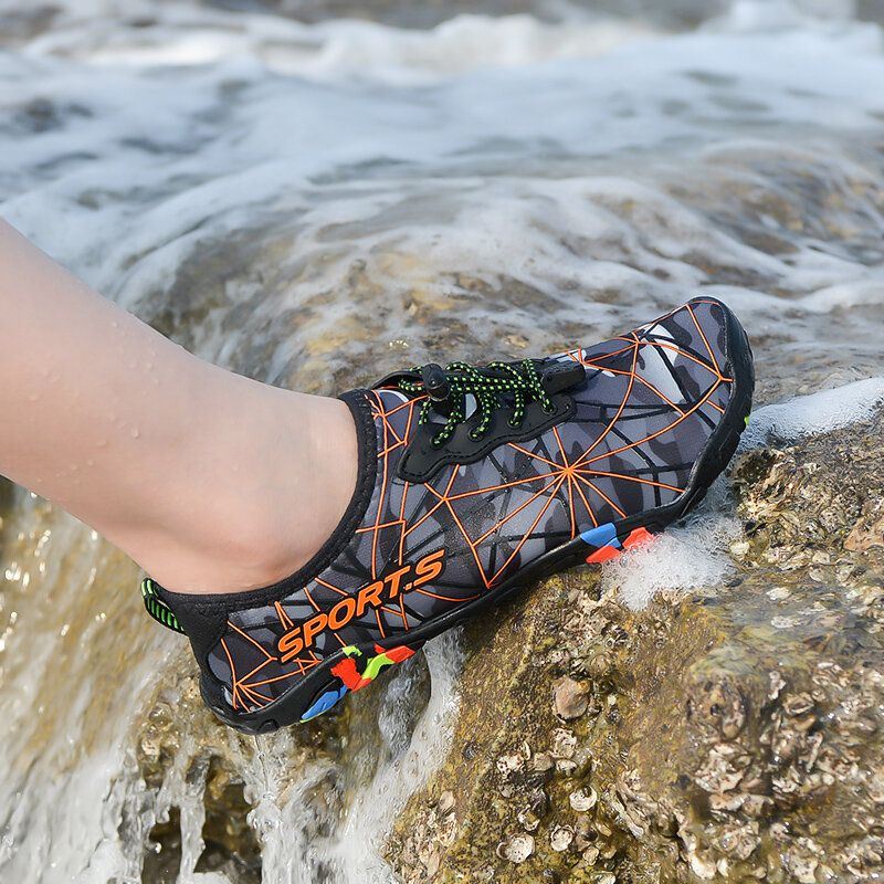 Heren Multifunctioneel Sneldrogend Duiken Fitness Strand Snorkelen Waterschoenen