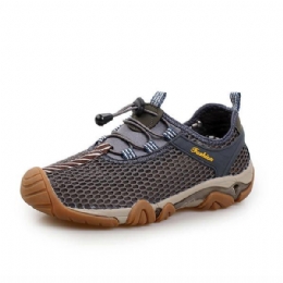 Heren Outdoor Ademende Sportschoenen Elastische Slip-on Sneakers