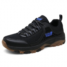 Heren Outdoor Mesh Stof Ademend Antislip Casual Wandelschoenen