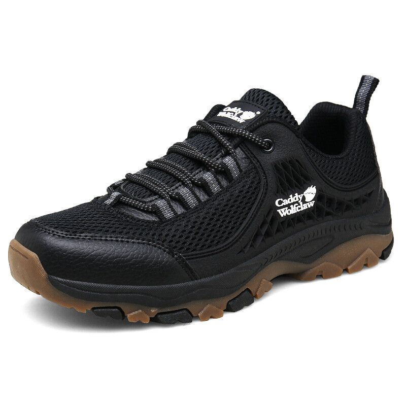 Heren Outdoor Mesh Stof Ademend Antislip Casual Wandelschoenen