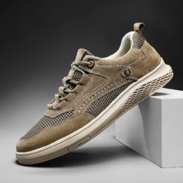 Heren Outdoor Mesh Stof Ademende Wearbale Casual Wandelschoenen