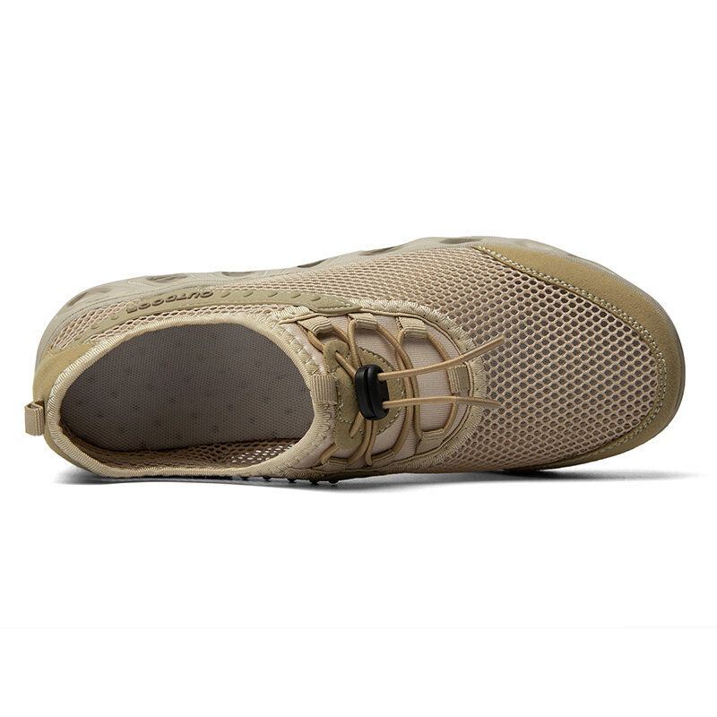 Heren Outdoor Mesh Stof Antislip Sneldrogende Casual Waterschoenen