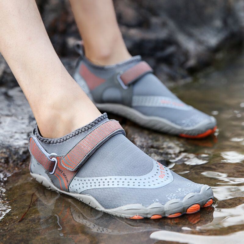 Heren Outdoor Stof Mesh Antislip Sneldrogende Strand Water Duikschoenen