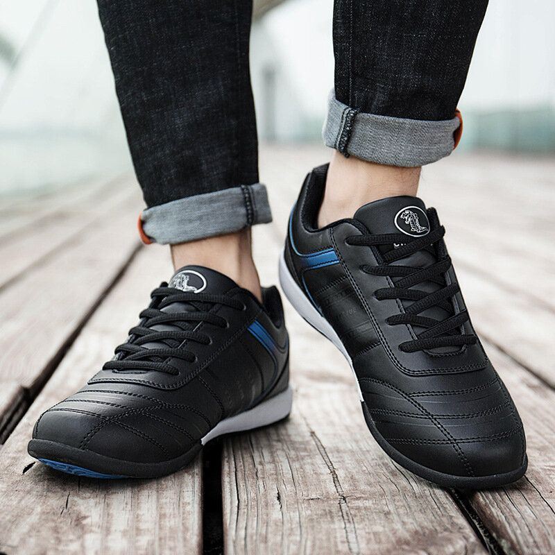 Heren Running Lace Up Casual Sport Pu Lederen Schoenen