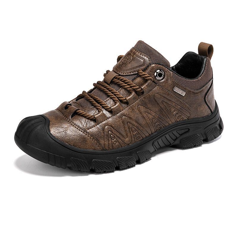 Heren Slijtvaste Anti-collision Non-slip Lace Up Sneakers Outdoor Schoenen