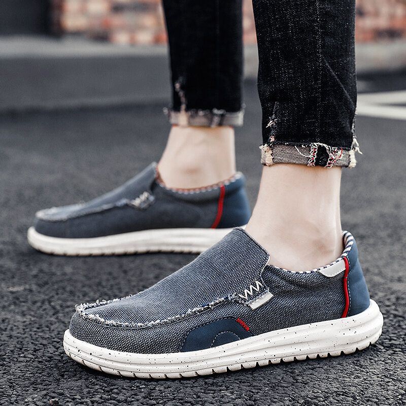 Heren Sport Lichtgewicht Comfortabele Ademende Casual Denim Schoenen