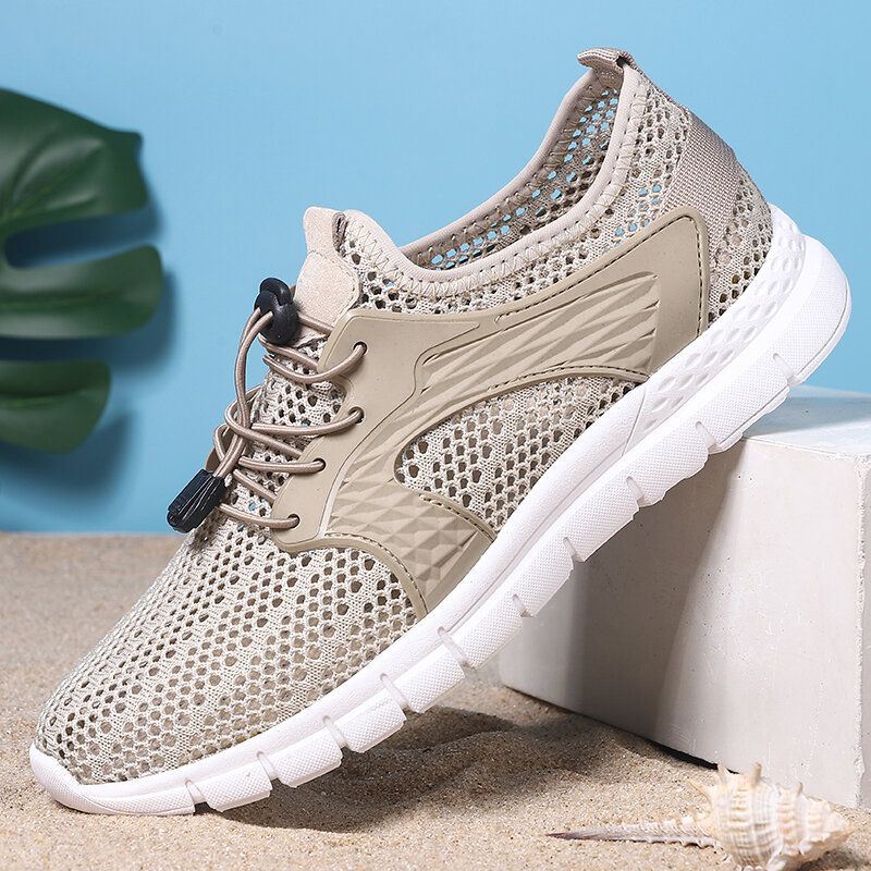 Heren Sport Mesh Ademend Lichtgewicht Casual Wandelschoenen