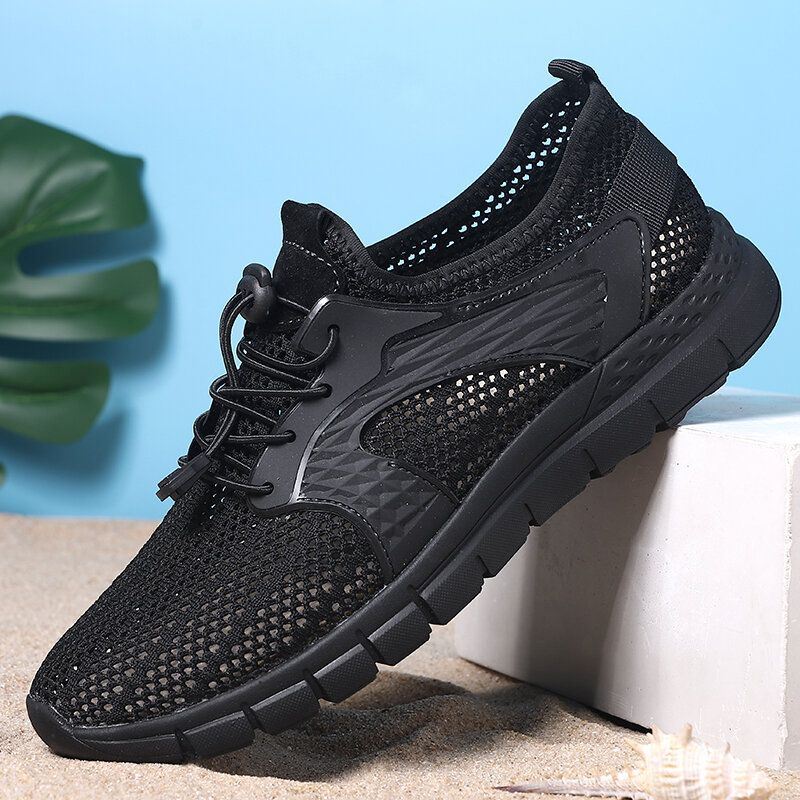 Heren Sport Mesh Ademend Lichtgewicht Casual Wandelschoenen