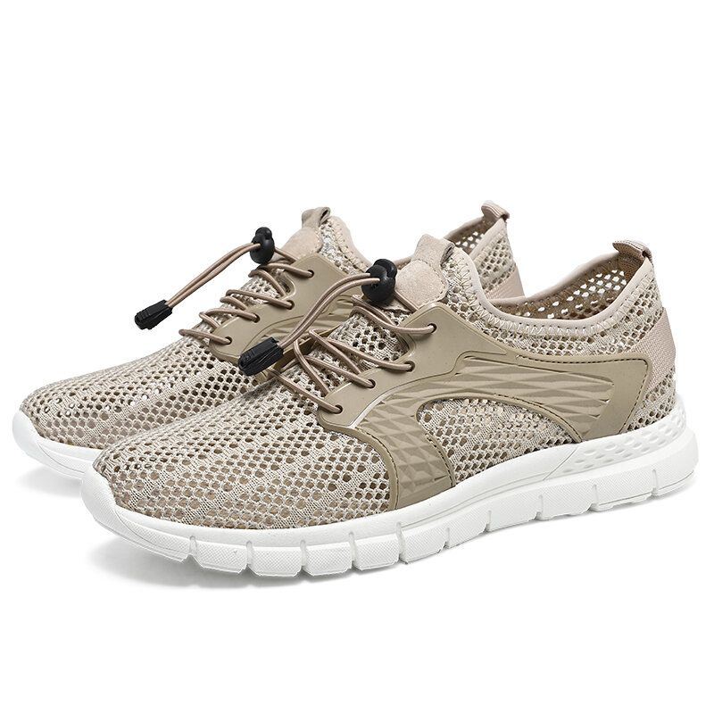 Heren Sport Mesh Ademend Lichtgewicht Casual Wandelschoenen