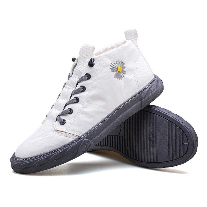 Heren Waterdicht Ademend Hoge Paraplu Doek Casual Sneakers