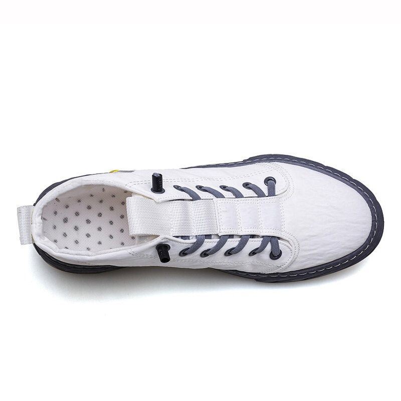 Heren Waterdicht Ademend Hoge Paraplu Doek Casual Sneakers