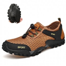 Lichtgewicht Ademende Mesh Outdoor Wandelsneakers Voor Heren