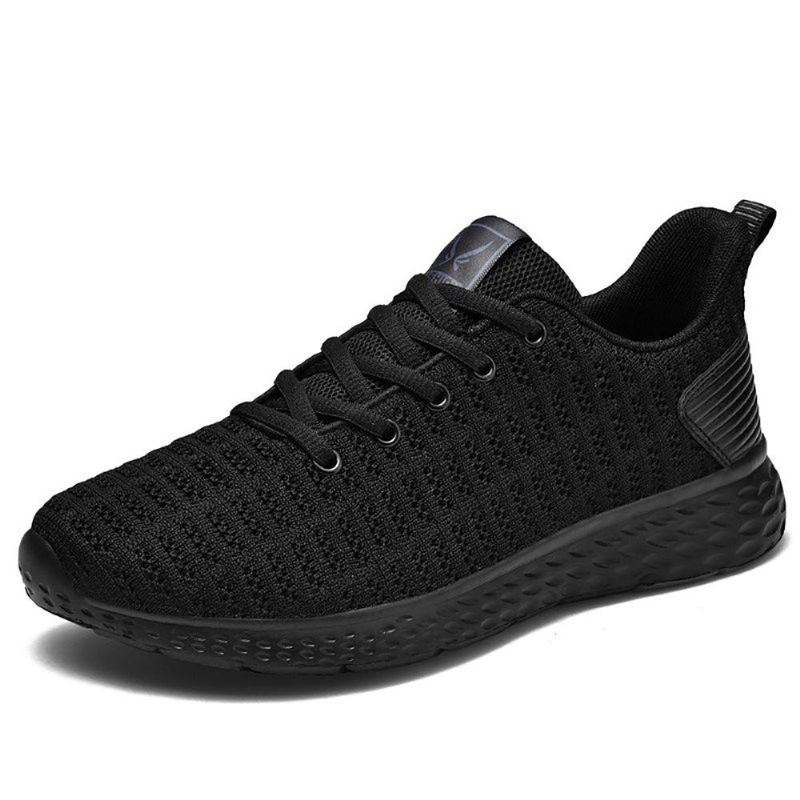 Mesh Lichtgewicht Zacht Gebreide Hardloopsneakers Voor Heren