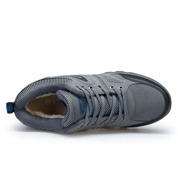 Outdoor Climbing Lace Up Warme Hoge Schoenen Voor Heren