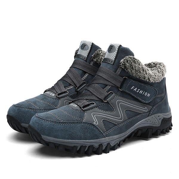 Outdoor Hook Loop Casual Hoge Warme Schoenen Voor Heren