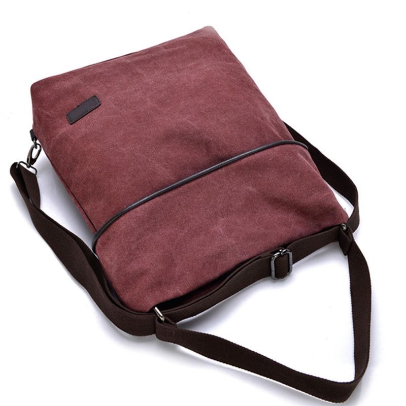 Dames Canvas Casual Multifunctioneel Microfiber Leer Grote Capaciteit Handtas Schoudertassen Rugzak