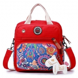 Dames Canvas Grote Capaciteit Lichtgewicht Multifunctionele Travel Outdooors Crossboby Bag Rugzak