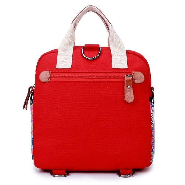 Dames Canvas Grote Capaciteit Lichtgewicht Multifunctionele Travel Outdooors Crossboby Bag Rugzak