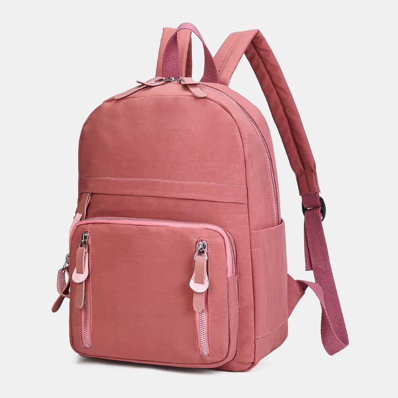 Dames Casual Nylon Basic Casual Rugzak Schooltas