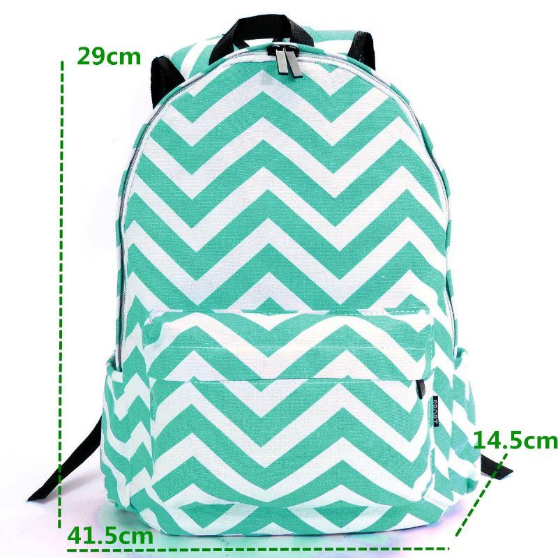 Dames Meisjes Canvas Lichtgewicht Rugzak Schouder Schooltas Rugzak Satchel Reizen Handtas