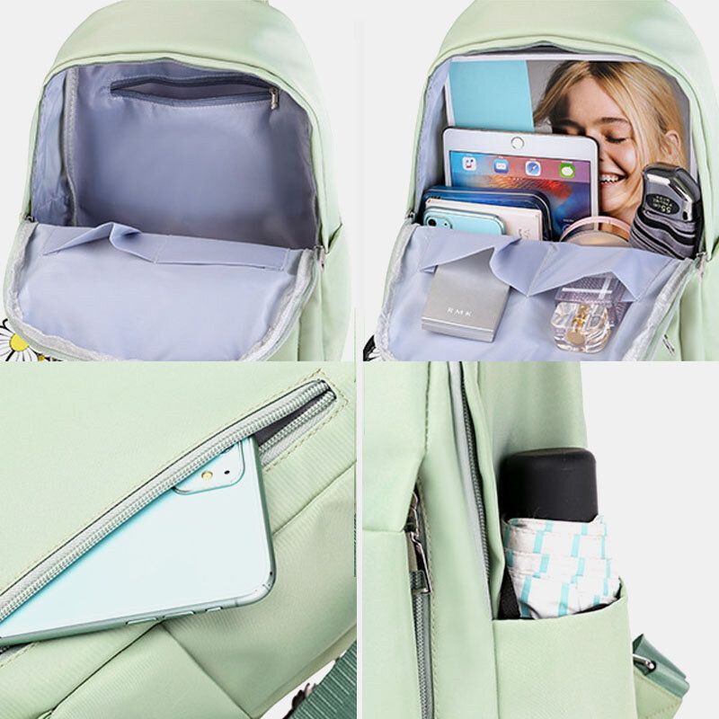 Dames Multi-carry Outdoor Schooltas Casual Reizen Kleine Rugzak Handtas