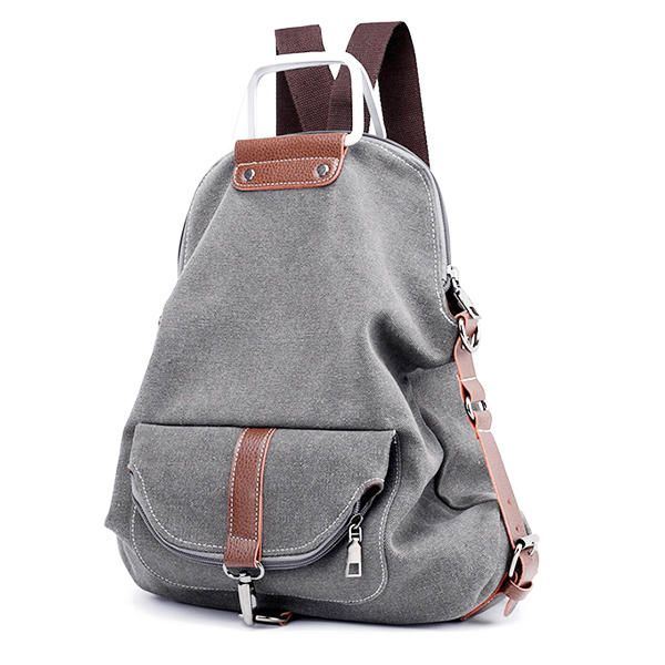 Dames Multifunctionele Casual Messenger Bag Canvas Rugzak