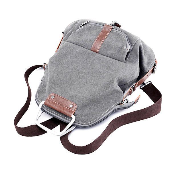 Dames Multifunctionele Casual Messenger Bag Canvas Rugzak