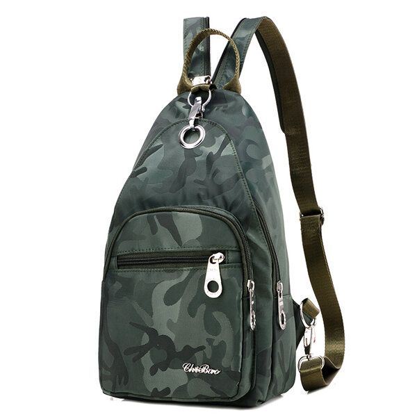 Dames Nylon Camouflage Rugzak Meisjes Buitensporten Multifunctionele Borsttassen Schoudertassen