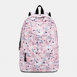 Dames Print Waterdichte Casual Rugzak Schooltas