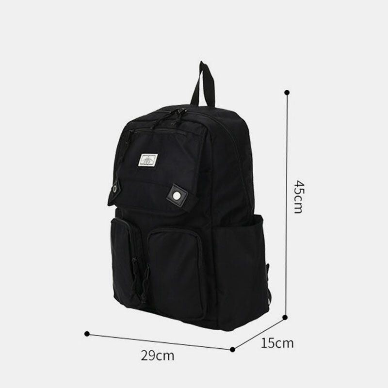 Heren 20l Nylon Multifunctioneel Multi-pocket Lichtgewicht Grote Capaciteit 15.6 Inch Laptoptas Rugzak