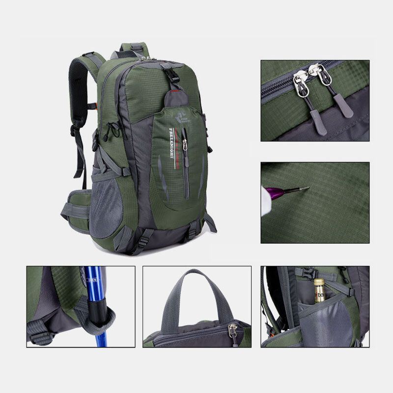 Heren 40 L Multi-pockets Grote Capaciteit Anti-kras Dragende Bergbeklimmen Multifunctionele Gesp Outdoors-rugzak