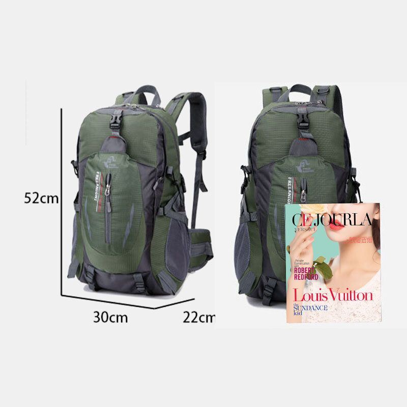 Heren 40 L Multi-pockets Grote Capaciteit Anti-kras Dragende Bergbeklimmen Multifunctionele Gesp Outdoors-rugzak