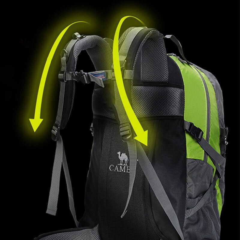 Heren 40l Polyester Waterdicht Lichtgewicht Grote Capaciteit Sport Wandelen Reisrugzak