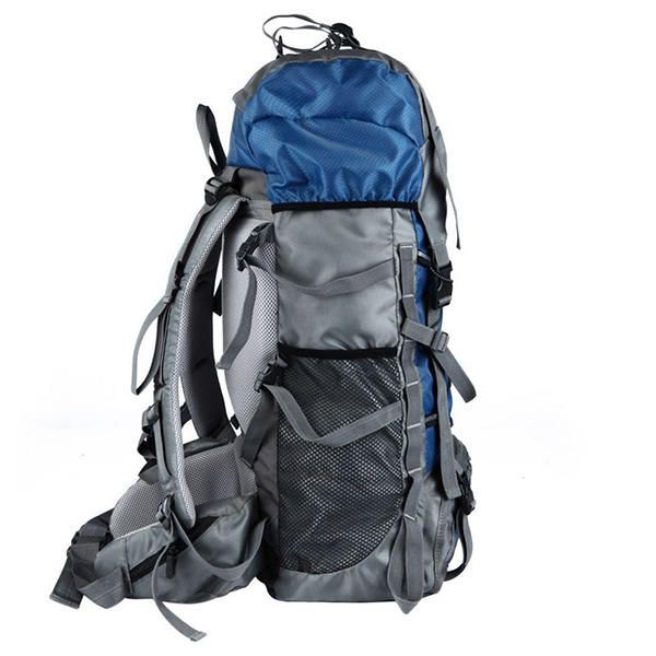 Heren 60l Outdoor Trekking Rugzak Waterdichte Nylon Reistas Campingtas