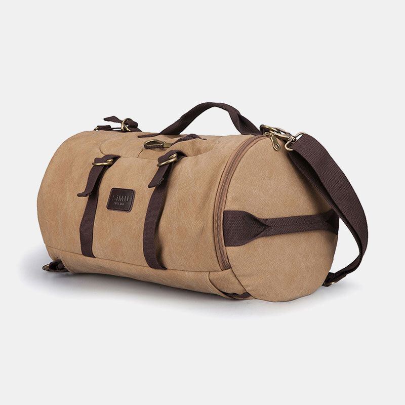 Heren Canvas Reisrugzak Multifunctioneel Met Usb Opladen Handtas Schoudertas Cross Body Bag