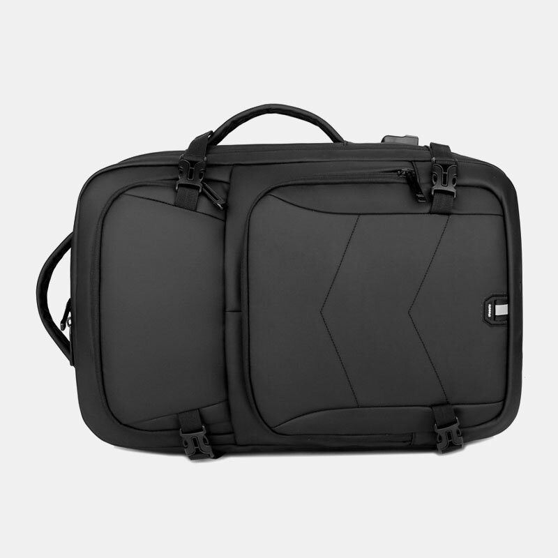 Heren Nylon Grote Capaciteit 14 Inch Laptoptas Multi-layer Zakelijke Casual Reisrugzak Met Usb Opladen