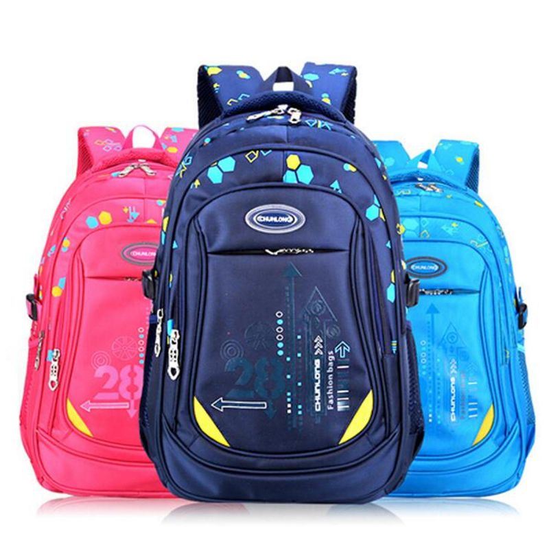 Heren Nylon Grote Waterdichte Rugzak Kinderen Schooltas Voor Middelbare Basisschool Student