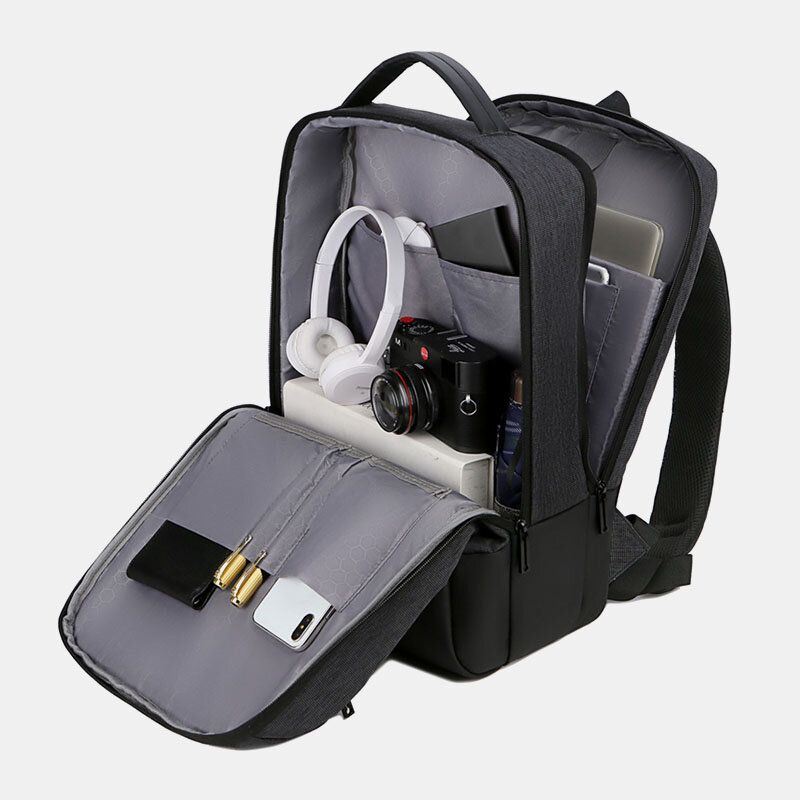 Heren Oxford 15.6 Inch Laptop Usb Opladen Anti-diefstal Zakelijke Laptoptas Rugzak