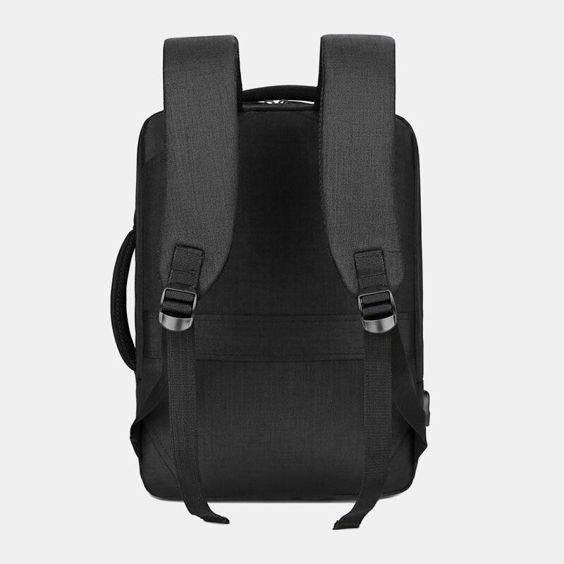 Heren Oxford 15.6 Inch Laptop Usb Opladen Laptoptas Rugzak