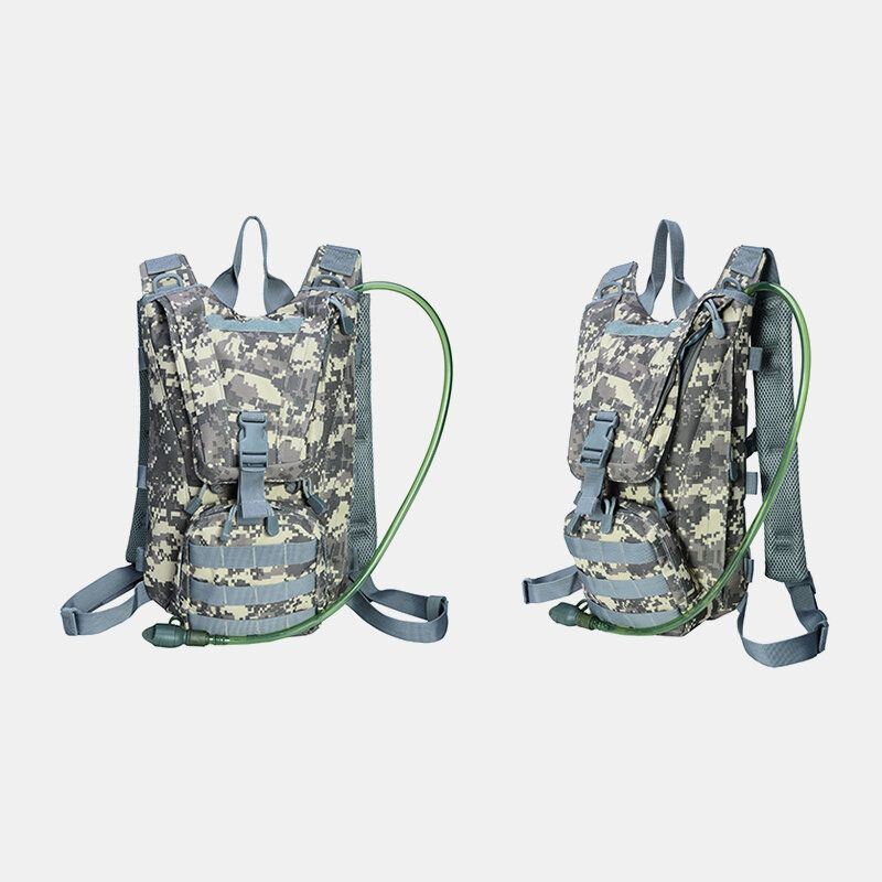 Heren Oxford Doek Tactische Camouflage Outdoor Rijden Klimmen Sport Waterfles Zak Rugzak