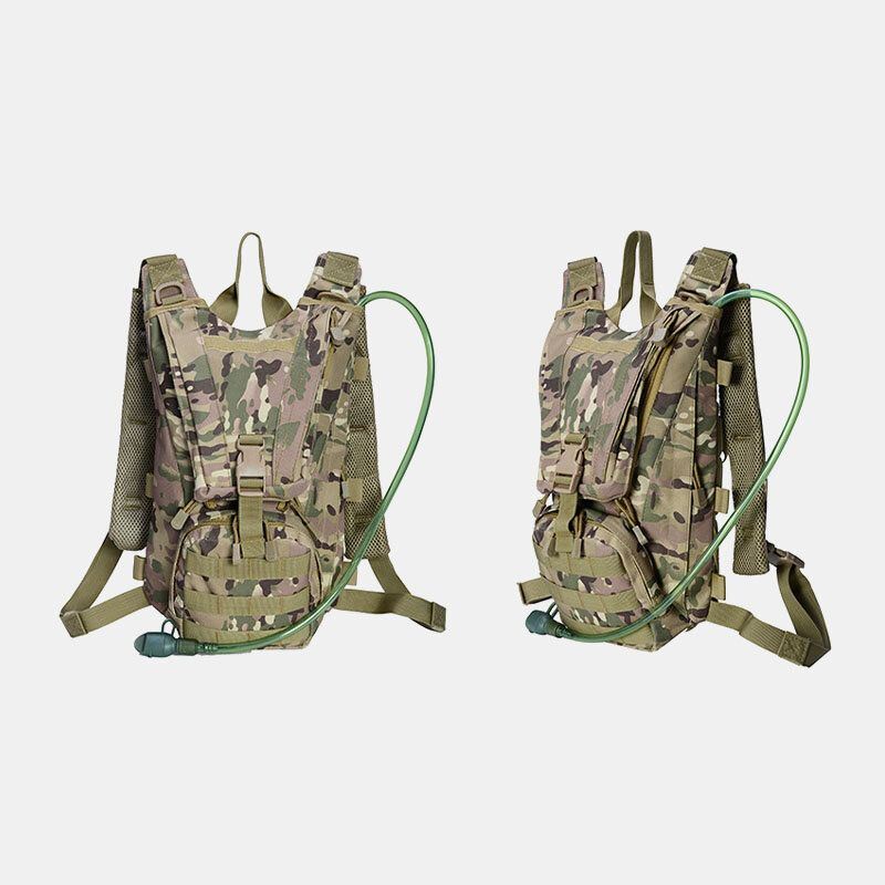 Heren Oxford Doek Tactische Camouflage Outdoor Rijden Klimmen Sport Waterfles Zak Rugzak