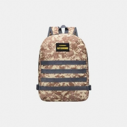 Heren Unisex Camouflage Oxford Doek Student Schooltas Mode Game Trend Rugzak