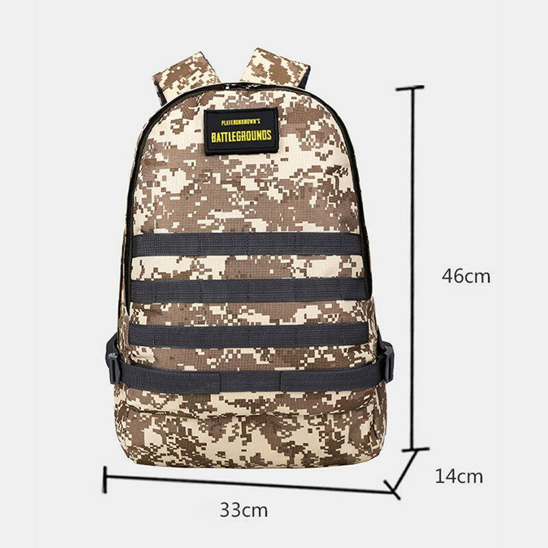 Heren Unisex Camouflage Oxford Doek Student Schooltas Mode Game Trend Rugzak